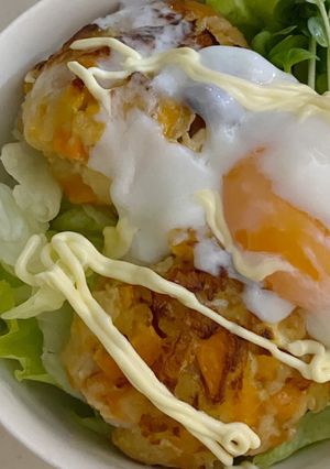 まるでカフェ！？お野菜たっぷりつくね丼★-レシピのメイン写真