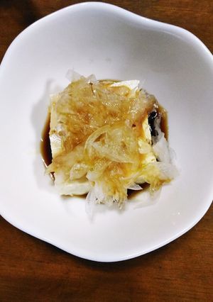 母のまね！超簡単新玉ねぎ冷奴-レシピのメイン写真