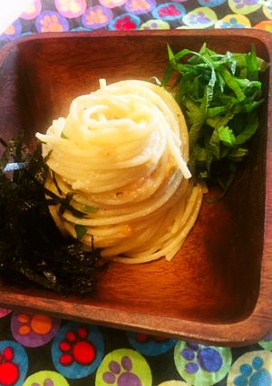 混ぜるだけ！簡単和風梅チーズソースパスタ-レシピのメイン写真