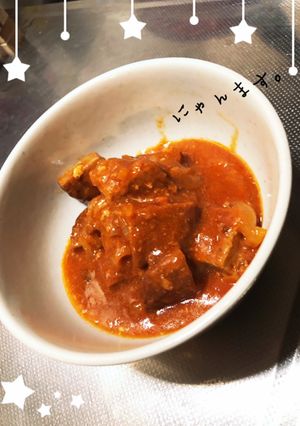 簡単！時短！レトルト！煮込みハンバーグ-レシピのメイン写真