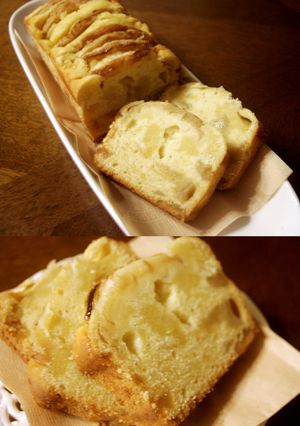 しっとりあま～い♪桃のパウンドケーキ☆-レシピのメイン写真