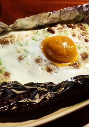 ◇トースターで納豆キャベツ目玉焼き◇-レシピのメイン写真
