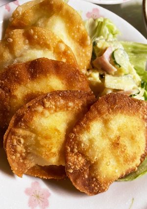 餃子の皮でチーズポテトの包揚げ-レシピのメイン写真