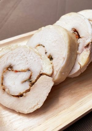 ダッチオーブンでほりにし鶏ハム-レシピのメイン写真