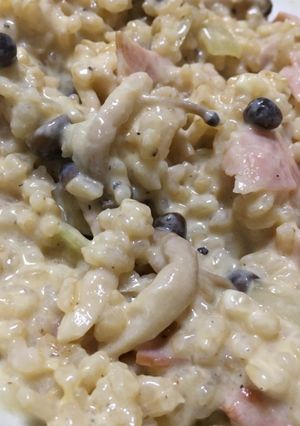 玄米と豆乳のチーズリゾット-レシピのメイン写真