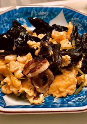 簡単！たまごときくらげと豆苗炒め-レシピのメイン写真