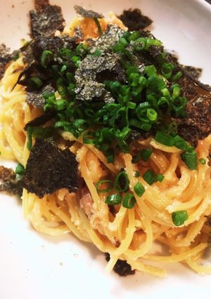 自分でソースを作ろう。たらこスパゲティ-レシピのメイン写真
