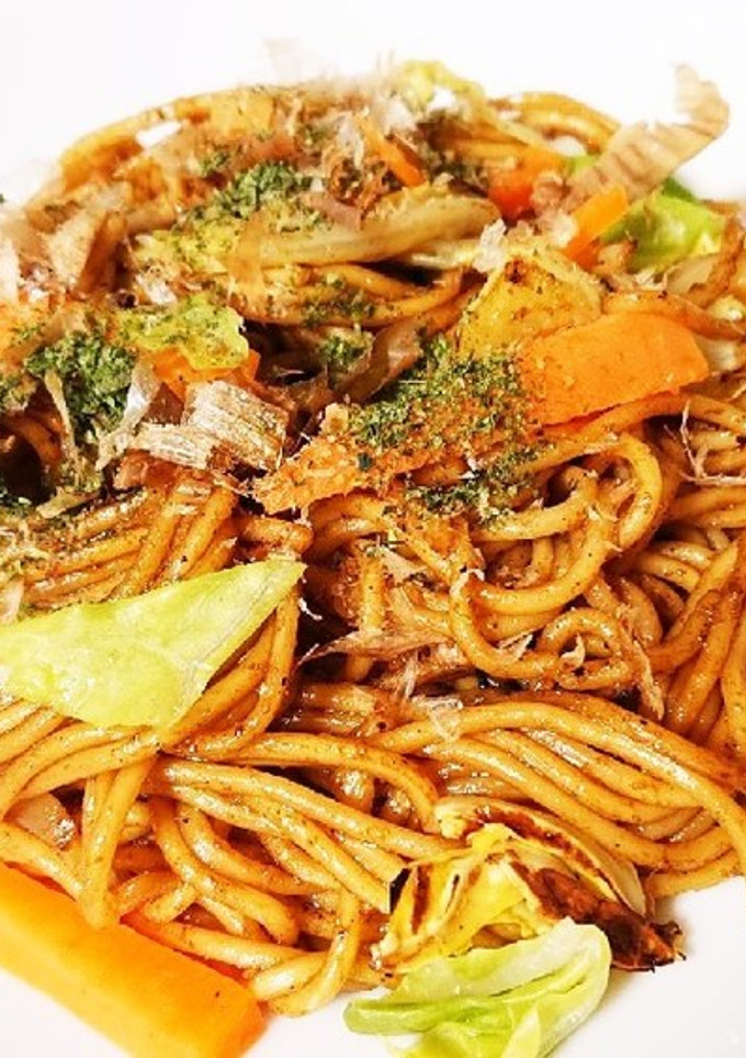 我が家の焼きそば（カレー風味）-レシピのメイン写真