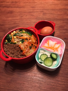 お弁当・・54栄養士のレシピ③ビビンバ丼-レシピのメイン写真