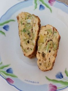 セロリの葉でたまご焼き-レシピのメイン写真