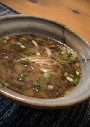 もずくとみょうがのお味噌汁-レシピのメイン写真
