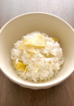 昆布茶で。うす塩味のシンプルたけのこご飯-レシピのメイン写真
