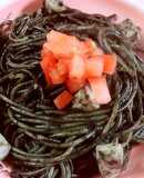 いかすみパスタ でお家レストラン！