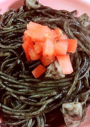 いかすみパスタ でお家レストラン！-レシピのメイン写真