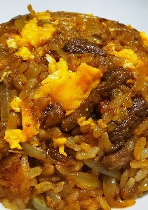 15分で出来る簡単！ビーフカレー炒飯-レシピのメイン写真