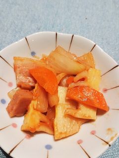 タケノコの甘酢炒め-レシピのメイン写真