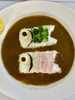 子供の日に鯉のぼりカレー-レシピのメイン写真