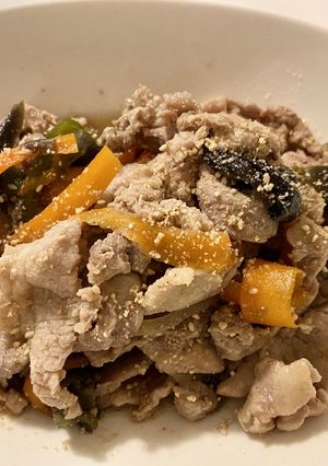 簡単！オイスターソース肉野菜の炒め煮-レシピのメイン写真