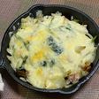 新玉ねぎとほうれん草のチーズ焼き