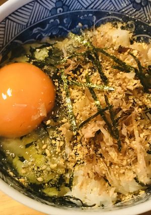 カツオ節＆刻み海苔の●たまごごはん丼-レシピのメイン写真