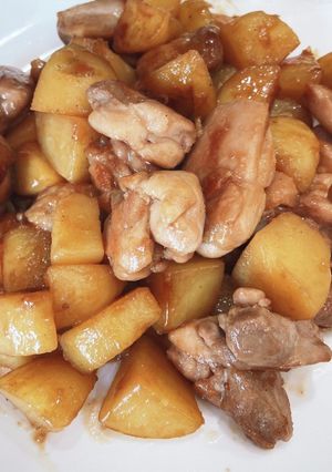 簡単☆鶏肉とじゃがいものスタミナ照り焼き-レシピのメイン写真