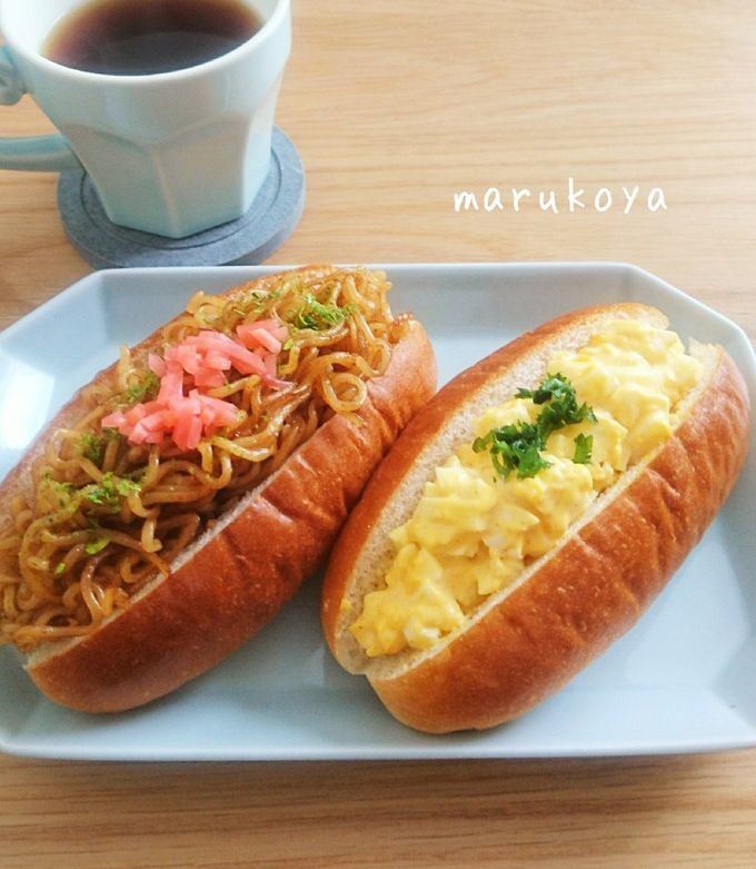 焼きそばパン 焼きそばパン【コッペパン】 - さっさっさっと今日のおやつ