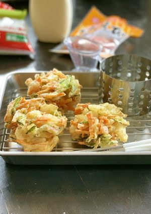 お店屋さん風　かき揚げ-レシピのメイン写真