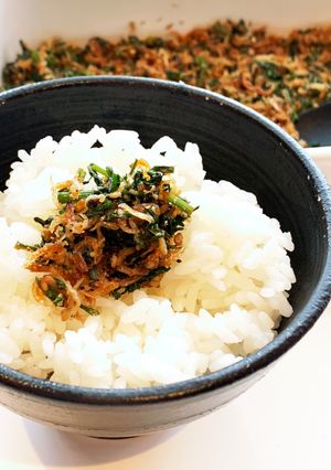 人参の葉でもふりかけ-レシピのメイン写真