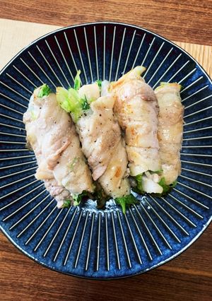 巻くだけ簡単！豚バラレタス巻き！-レシピのメイン写真