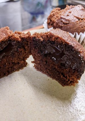 とろ〜りチョコ蒸しパン-レシピのメイン写真