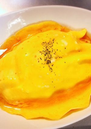 とろツヤ簡単♪あんかけ和風オムライス-レシピのメイン写真