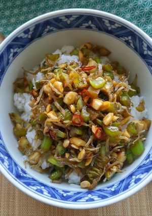 食品ロスを減らす❗️大根葉のジャコピー丼-レシピのメイン写真