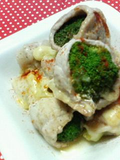 ✿花束♬❀ブロッコリーの✿豚肉巻き-レシピのメイン写真