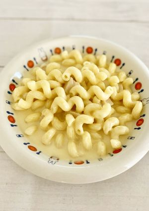 子供大好きチキンのクリームパスタ-レシピのメイン写真