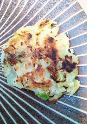 キャベツと豆腐で！米粉お好み焼き♪-レシピのメイン写真