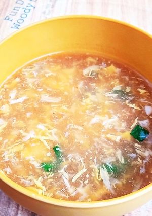 材料3つ☆簡単かきたま中華スープ-レシピのメイン写真