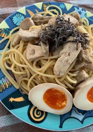 塩こぶパスタ-レシピのメイン写真