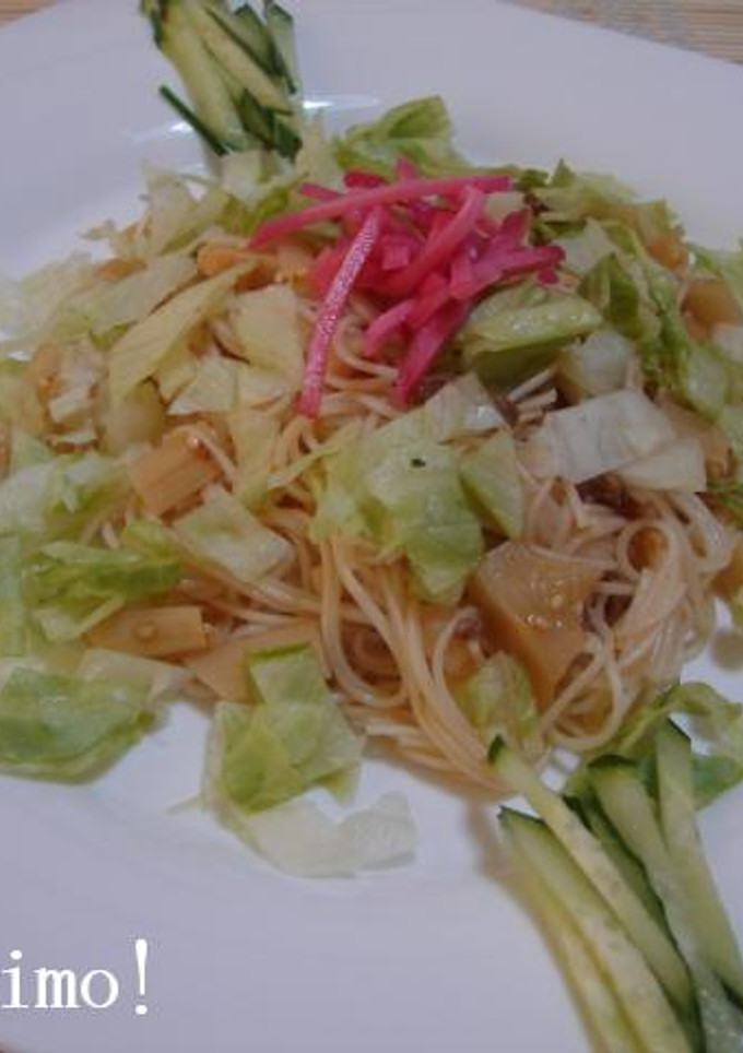 素麺　変わり素麺　メンマの香り-レシピのメイン写真