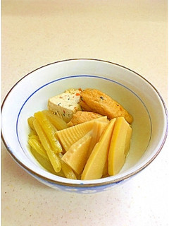 たけのことがんもどきの煮物-レシピのメイン写真
