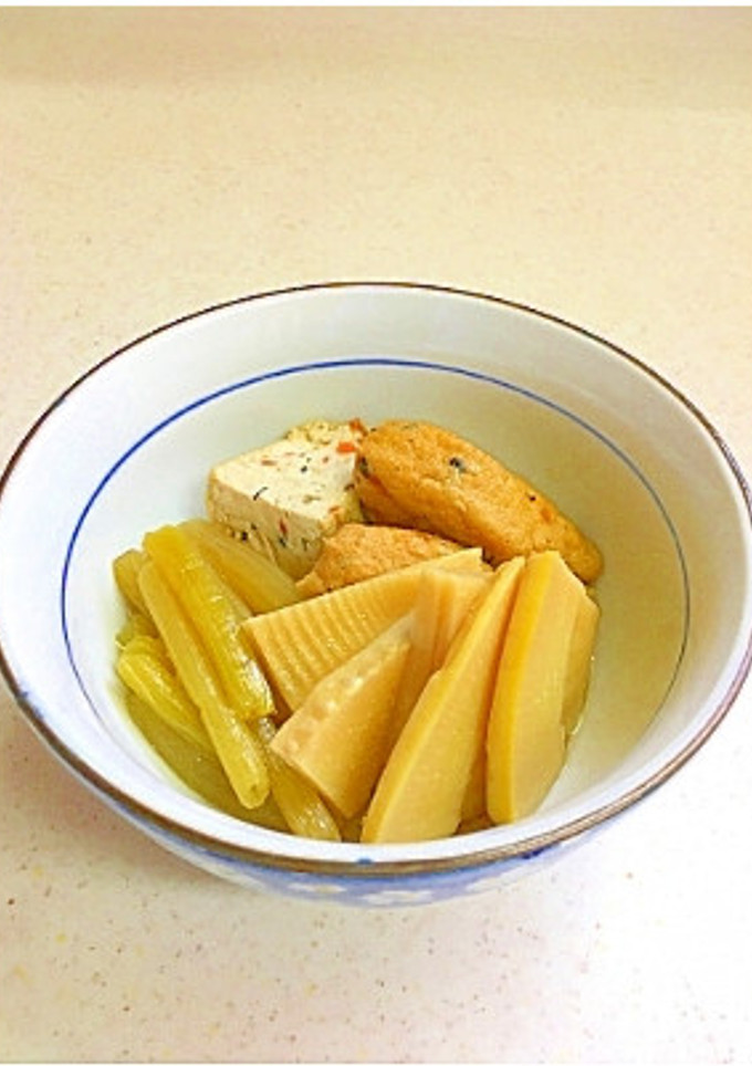 たけのことがんもどきの煮物-レシピのメイン写真