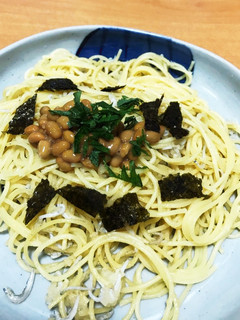 大根おろしと納豆としらすのパスタ-レシピのメイン写真