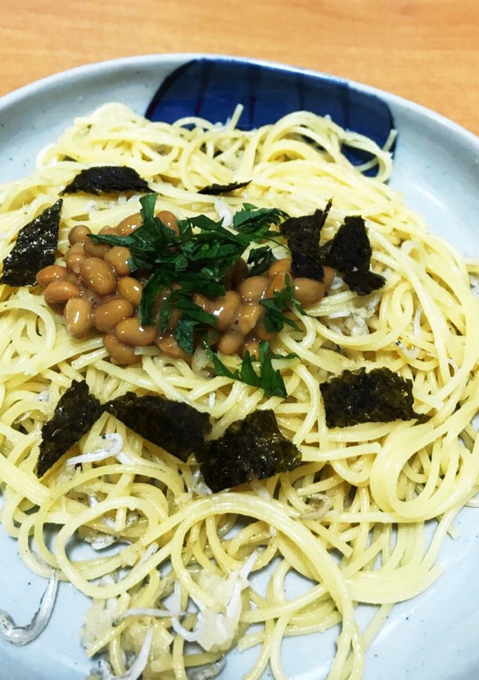 大根おろしと納豆としらすのパスタ-レシピのメイン写真
