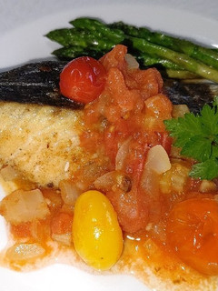 鰆のムニエル フルーツトマトソース-レシピのメイン写真