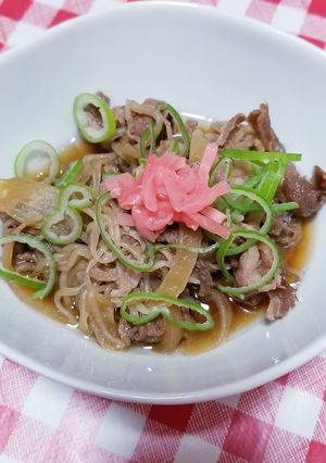 濃いめな、牛丼W-レシピのメイン写真