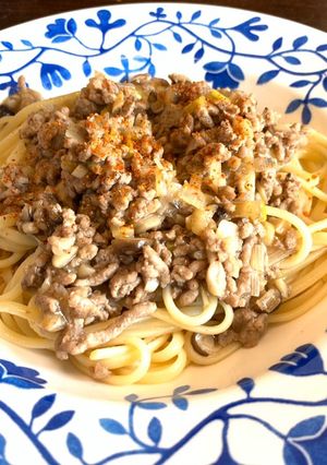 和風ボロネーゼスパゲティ-レシピのメイン写真