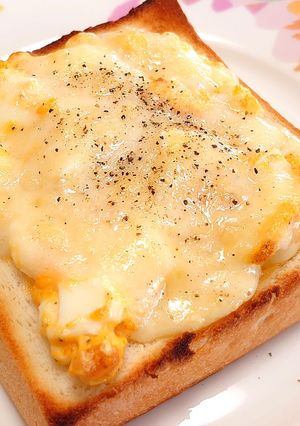 超簡単＊エッグマヨチーズトースト-レシピのメイン写真