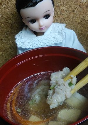 リカちゃん♡鮪のつみれ汁є(･Θ･｡)э-レシピのメイン写真