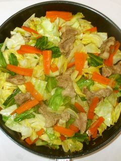 豚バラ肉キャベツの中華風炒め♪簡単-レシピのメイン写真