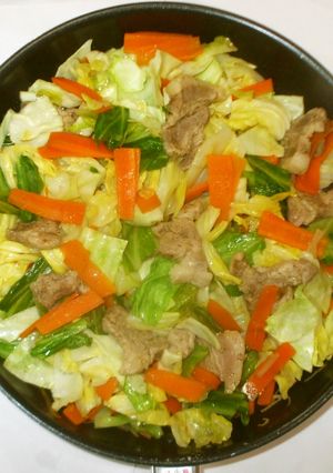 豚バラ肉キャベツの中華風炒め♪簡単-レシピのメイン写真