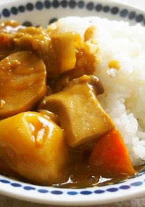 豚こまエリンギ入りカレー♪コリコリ食感♪-レシピのメイン写真
